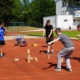 Schüler beim Turmbau